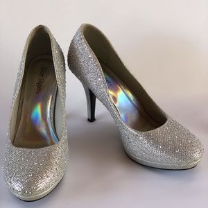 Silver heels
